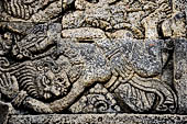 Candi Panataran - Main Temple. Ramayana relief. 